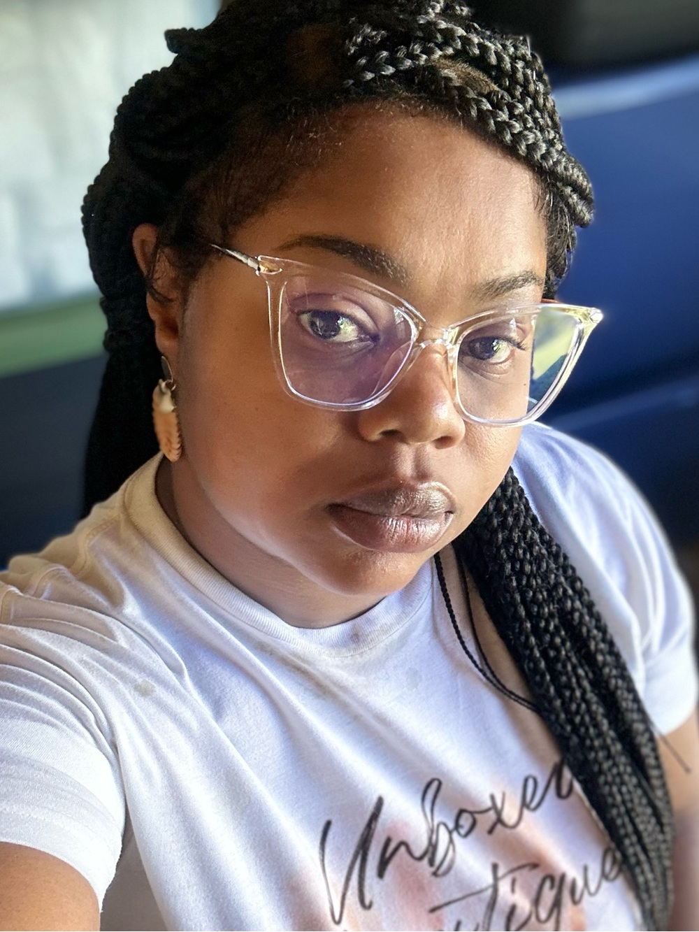Clear Cat-Eye Reading Glasses - Transparent Frame